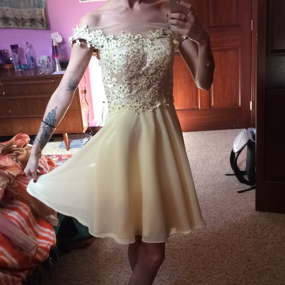 Yellow Formal dress